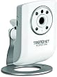 TRENDnet Wireless N Network Surveillance Camera with 1-Way Audio and Night Vision, TV-IP551WI (White)