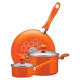 SilverStone2 East Main 5-Piece Cookware Set, Tangerine