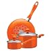 SilverStone2 East Main 5-Piece Cookware Set, Tangerine