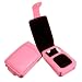 Noreve Tradition Leather Case for Creative Zen Micro 5GB Removable Belt Clip and Snap Closure - Pink