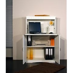 4132-1 Sekret�r oder PC-Schrank im Landhaus-Stil, in wei�