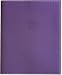Purple Embossed Flower Leather Brag Book