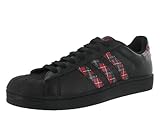 Adidas Men's Superstar 2 Casual Shoe Black, Plaid (11)