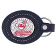 Cleveland Indians Large Pewter and Leather Key Ring