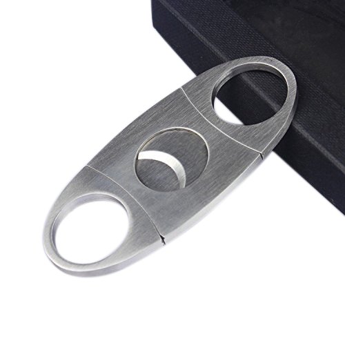 TvokaÂ® Cigar Cutter Stainless Steel Guillotine Double Cut Blade, Smoking Cut Cigars Knife