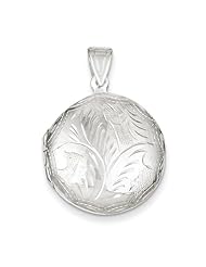 Sterling Silver Round Domed Locket