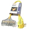 Coleman Cable 03392 12/3 2-Foot Right Angle GFCI Extension Cord with Molded Tri-Source and Power Light Indicator