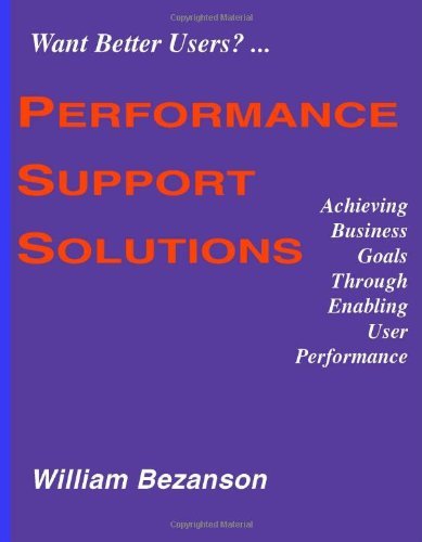 Performance Support Solutions: Achieving Business Goals Through Enabling User Performance