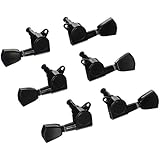 6pcs 3L3R Guitar Tuning Pegs Machine Head Tuners Black for Gibson replacement