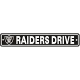 Oakland Raiders Plastic Street Sign Raiders Drive