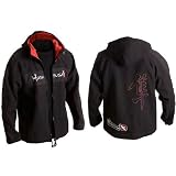Hayabusa Official MMA Uwagi Jacket w/ Free B&F Heart Sticker Bundle - Black