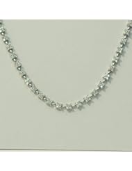 14kt White Gold Diamond Necklace