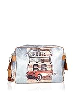 Y NOT ? Bolso bandolera (Azul Claro / Rojo)