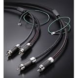 フルテック Silver Arrows-12シリーズ　フォノケーブル　RCA－RCAタイプ　1.2m SILVER-ARROWS12R4の画像