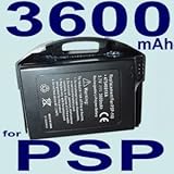 3600mAh NEW Ly-Polymer Battery for SONY PSP-110 PSP110 (Playstation Portabl ....