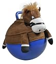 Horse Hopper Ball with Plush Cover by Barnyard Farm Friends