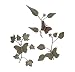 Metal Butterflies & Leaves Wall Hanging