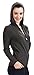 Zip Hoodies for Women - 100% Cashmere - by Citizen Cashmere (Dark Grey/Navy)