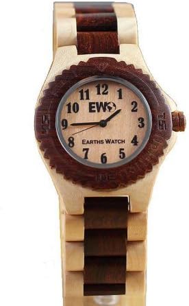 Men's Wood Watch Sandalo Rosa Grande Sandalwood &amp; Rosewood by Earth's Watch