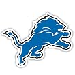 Detroit Lions 12" Vinyl Magnet Set Of 2 - Lions 12 Magnet"