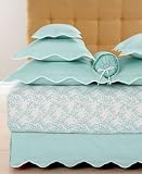 Martha Stewart Collection Scallop Box Spring Cover, King