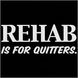 Men's Tank Top : Rehab Is For Quitters - Funny Drinking Party
