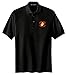 Spiffy Custom Gifts Mens U.S. Marine Corps Embroidered Polo Shirt Large Black