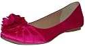 Buffalo Girl Ballerina Satin flach fuxia