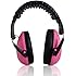 HearTek Safety Hearing Protection Kids Earmuffs Junior Earmuffs For Children, Baby Ear Protection, Infants, Small Adults, Women - Padded Ear Headphones - Adjustable - Protect Against Hearing Damage - Bonus Travel Bag Included