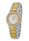 BULOVA Watches:Bulova Watches 98R106 Diamond White Mother-of-Pearl Dial Stainless Steel and Gold Plated Women's Watch