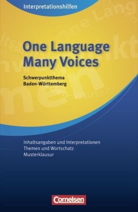 Cornelsen Verlag Cornelsen Senior English Library - Fiction: Ab 11. Schuljahr - One Language,  Many Voices: Interpretationshilfe: Inhaltsangaben und Interpretationen - ... Themen und Wortschatz,  Musterklausuren Produktbild