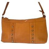 David King Top Zip Studded Shoulder Bag