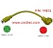 Cordtec 1.5FT 30A 125/250V 4 Prong Plug to RV 30A 120V Connector Pigtail Adapter Cord...