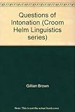 Questions of intonation