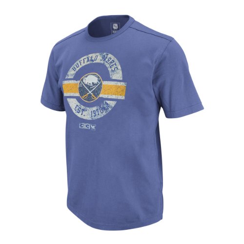 Buffalo Sabres Retro Applique Jersey T-Shirt Size XXL
