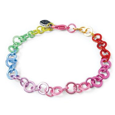 Cheap Girls Jewelry CHARM IT! Rainbow Link Chain Bracelet For Sale