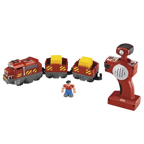Childrens Toyshop  Toys : Fisher-Price GeoTrax Rail and Road System: Bull and Bruno