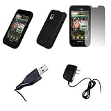 Black Rubberized Snap On Cover Case + Screen Protector + Home Wall Charger + USB Data Cable for Samsung Fascinate i500 Images 410Vyn%2Bn ZL. SL160 Black Rubberized Snap On Cover Case + Screen Protector + Home Wall Charger + USB Data Cable for Samsung Fascinate i500 Images