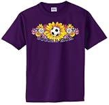 Soccer Mom with Flower Short Sleeve T