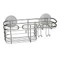 Interdesign Suction Basket Combo - Satin