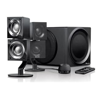 Creative ZiiSound T6 2.1 Wireless Bluetooth Lautsprechersystem schwarz