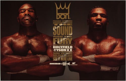 Evander Holyfield vs Tyson II Poster