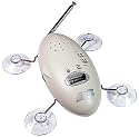 Zadro Products Shower Bug FM Radio SB01 White