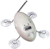 Zadro Products Shower Bug FM Radio SB01 White