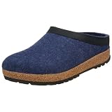 Haflinger Torben Grizzly Leather Trim Clog by Haflinger