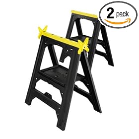 Stanley 60582 Folding Sawhorse, Twin-Pack