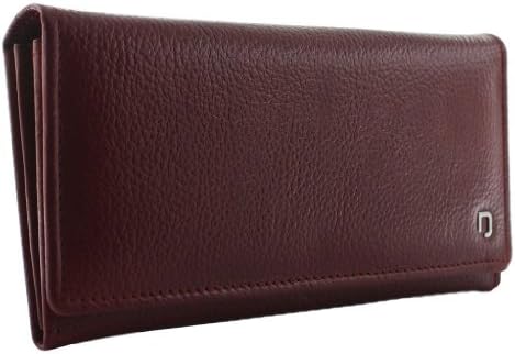 Suvorna HIDE Women's Genuine Cow Leather Wallet Red Color 104