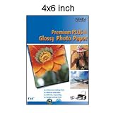 Gloss white DuraFirm 4x6 premium plus photo paper inkjet printable - 50 Pack