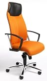 TOPSTAR SU39A BG4 Bürodrehstuhl High Sit up orange mit Armlehnen