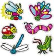 DAZZLE STICKERS BUGS 90-PK ACID &